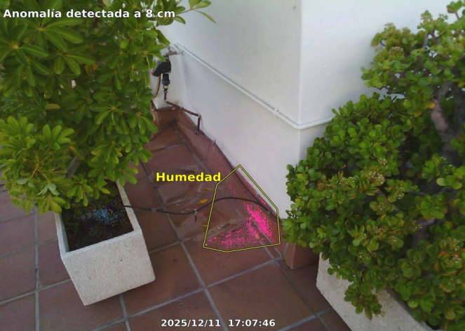 Detección de humedad con tecnología Feten Domum